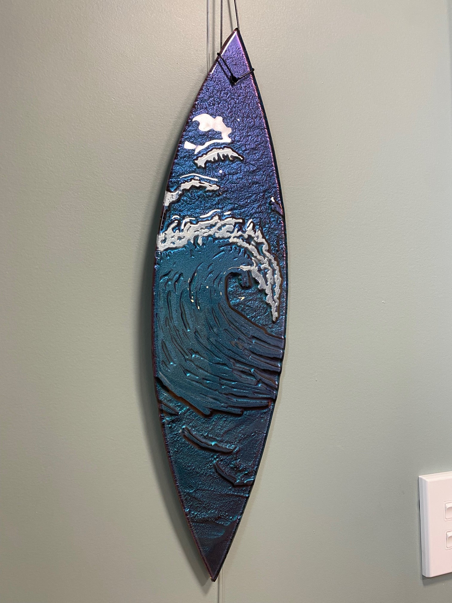 Wave - Wall Art - Large Surfboard