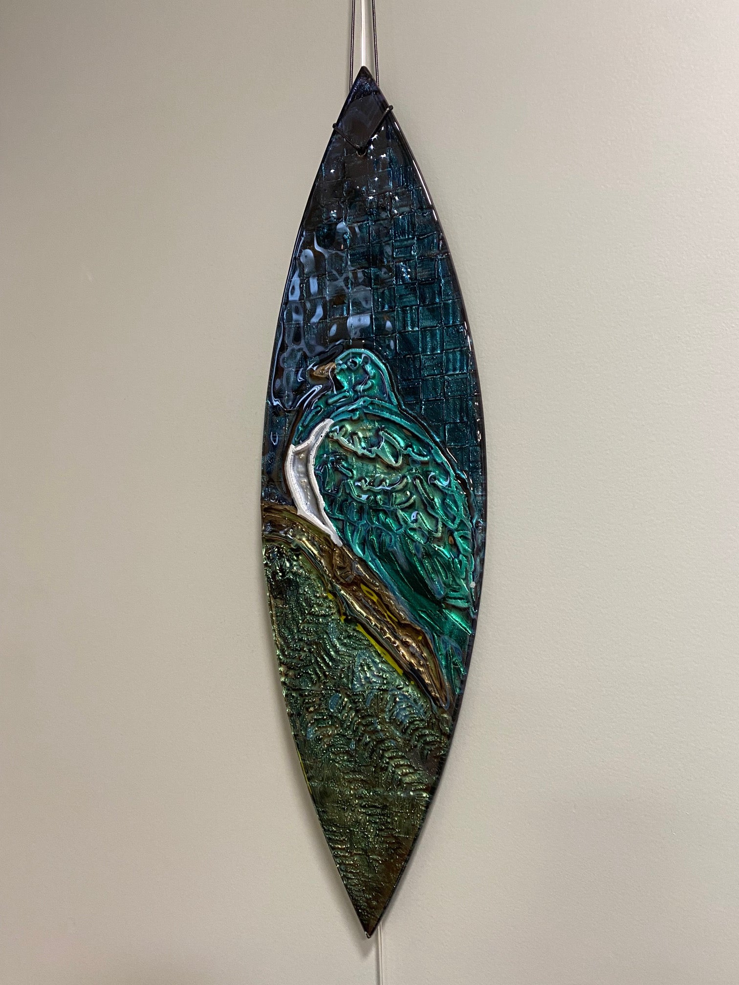 Wood Pidgeon (Kereru) - Wall Art - Multi Coloured Waka