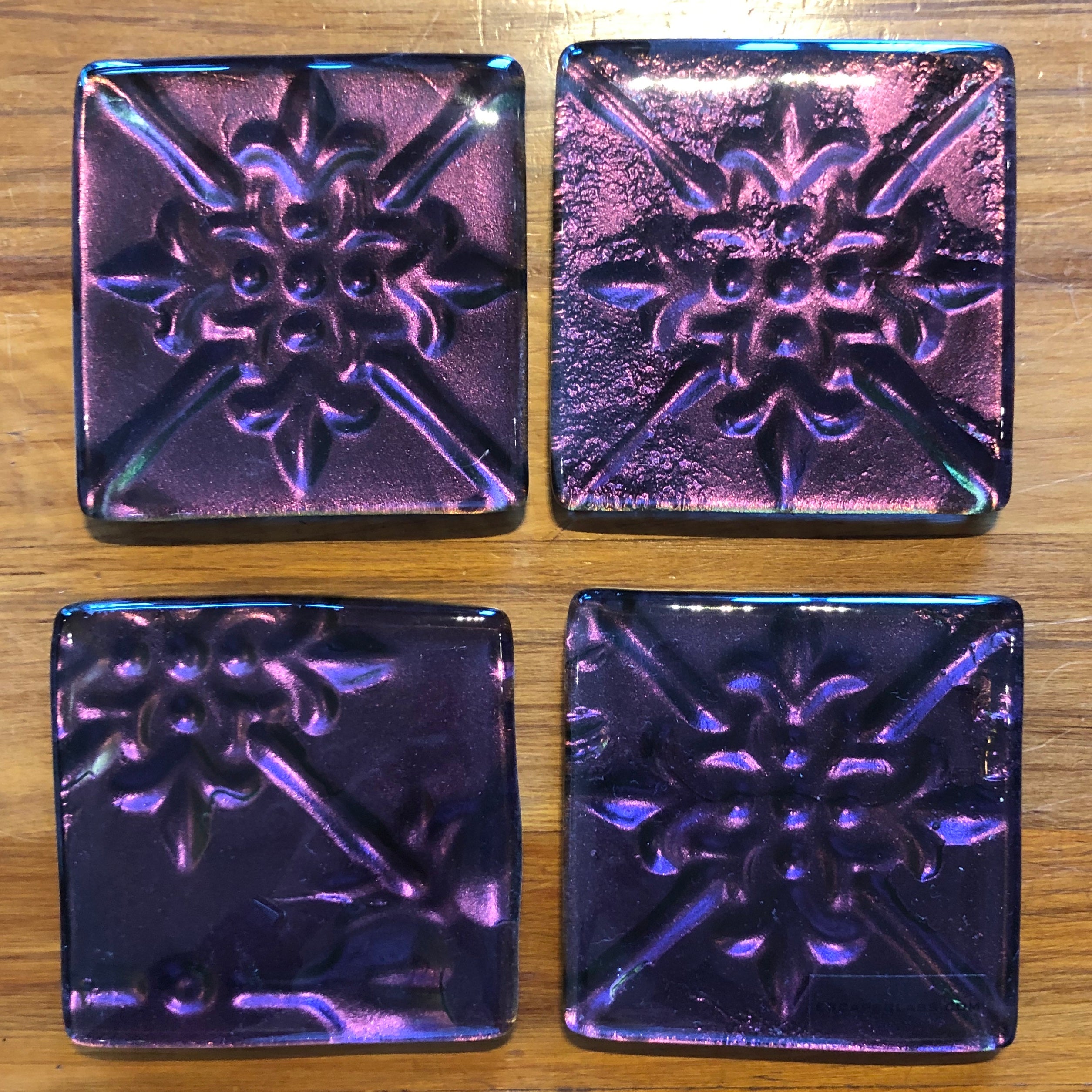 Sundance Pressed Tin Coasters - Set of 4
