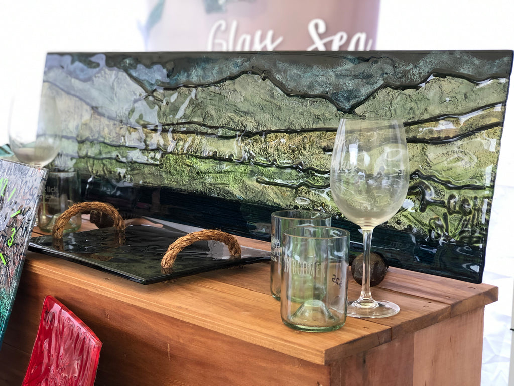 Large Landscape Glass Art - Made to order