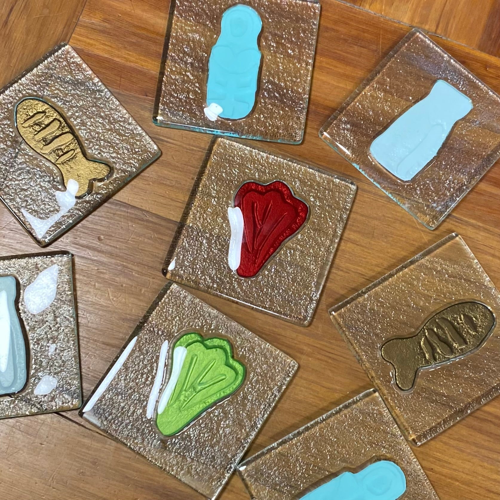 Kiwiana NZ Lolly Series - coasters - Set of 4