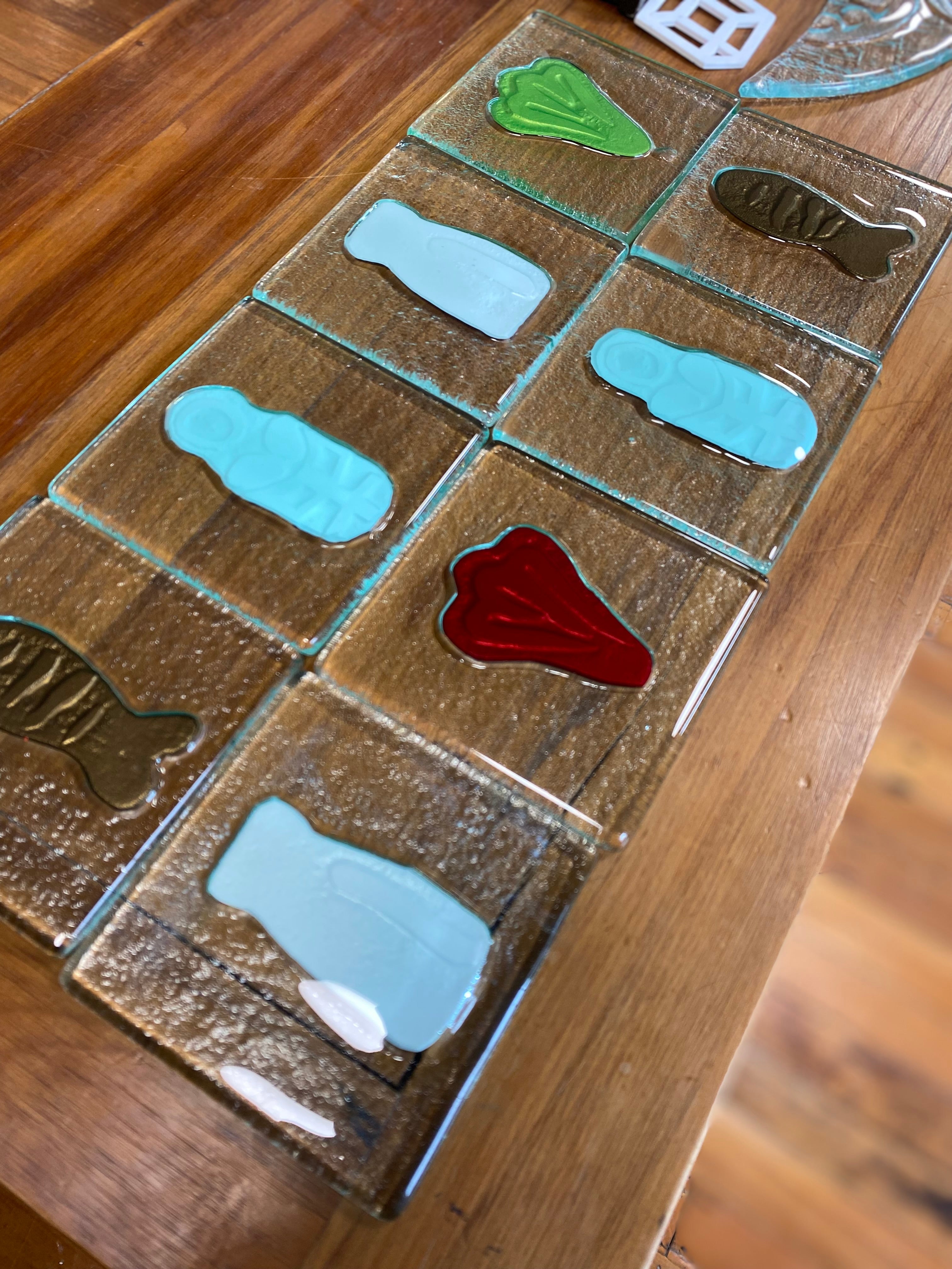Kiwiana NZ Lolly Series - coasters - Set of 4