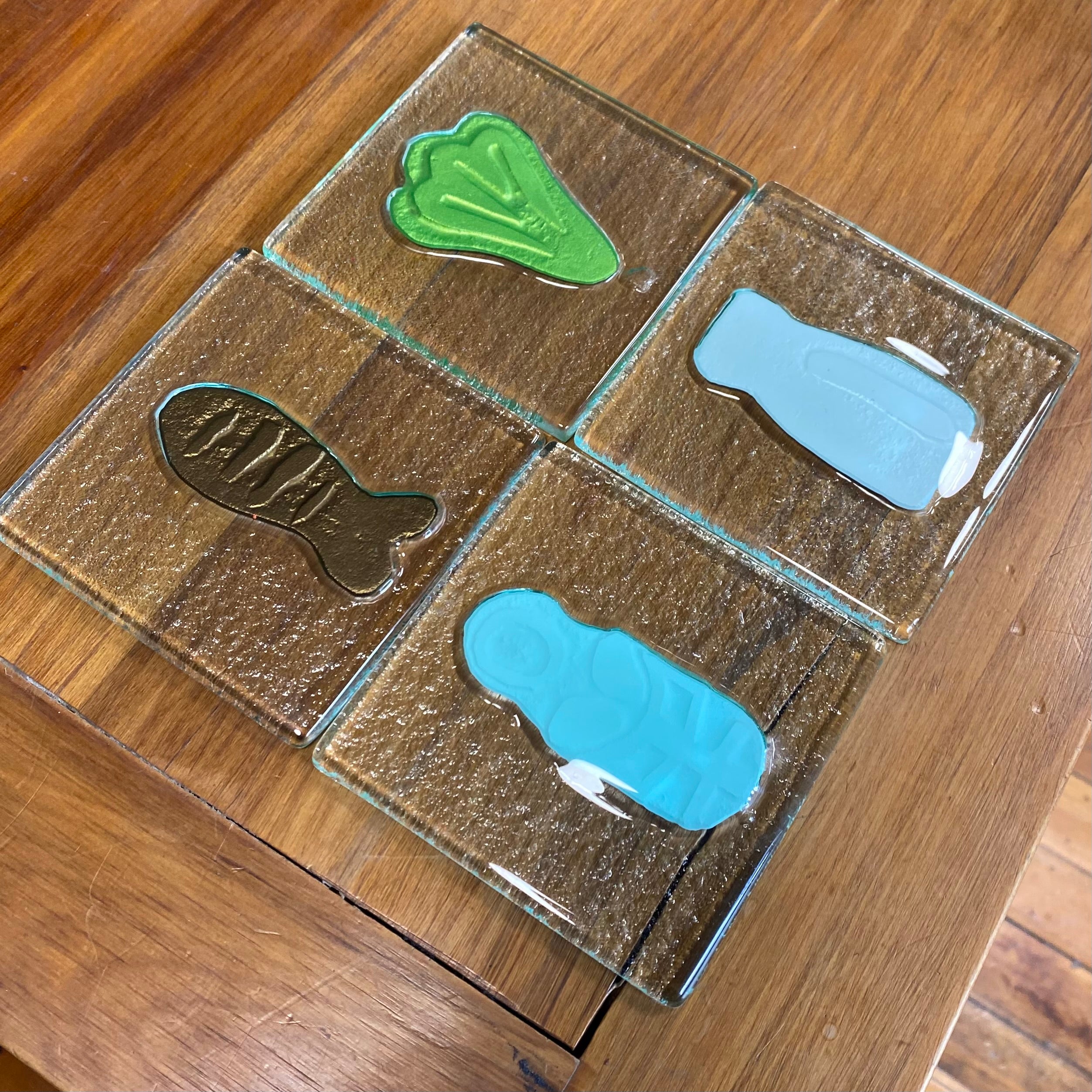 Kiwiana NZ Lolly Series - coasters - Set of 4