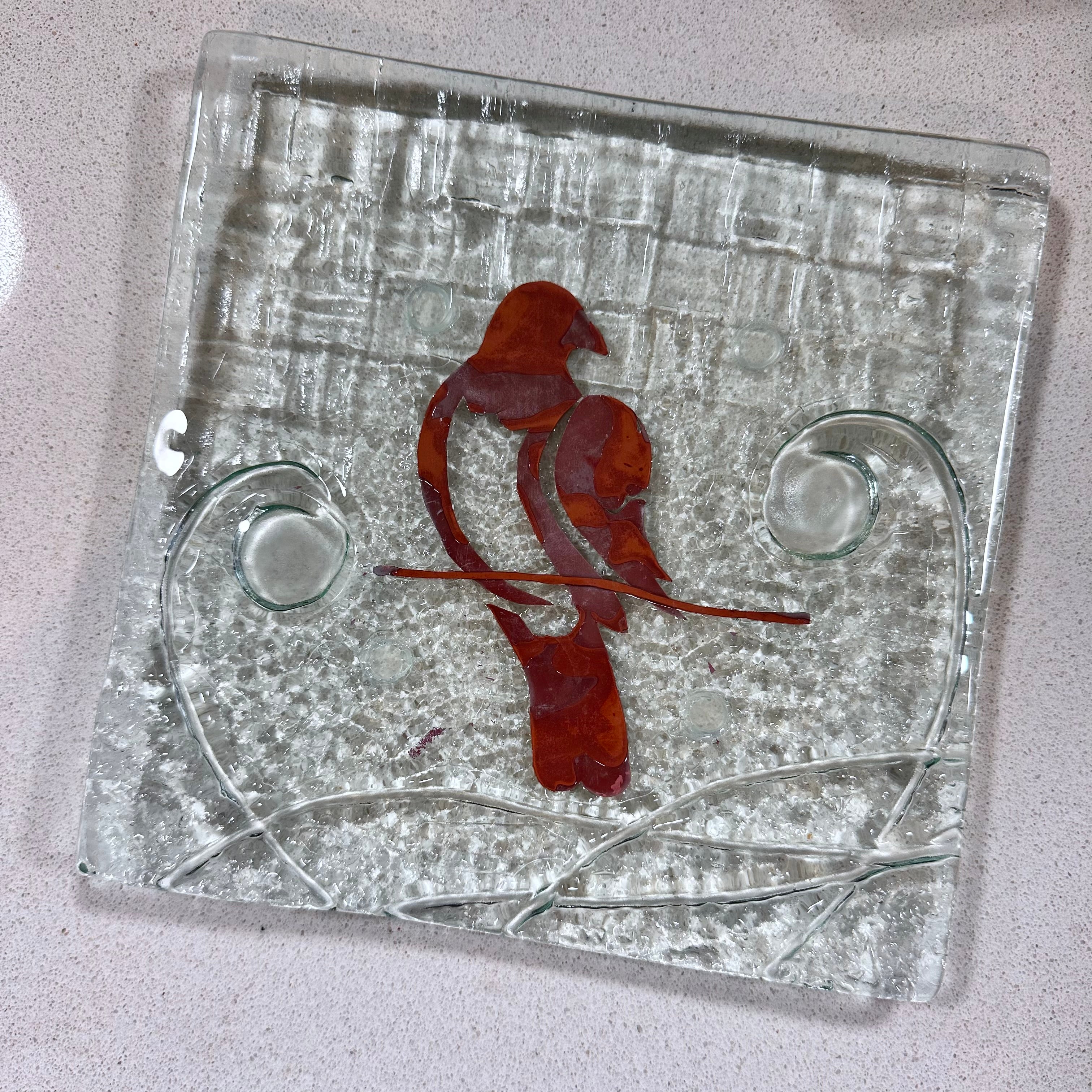 Copper Kereru - Small Square