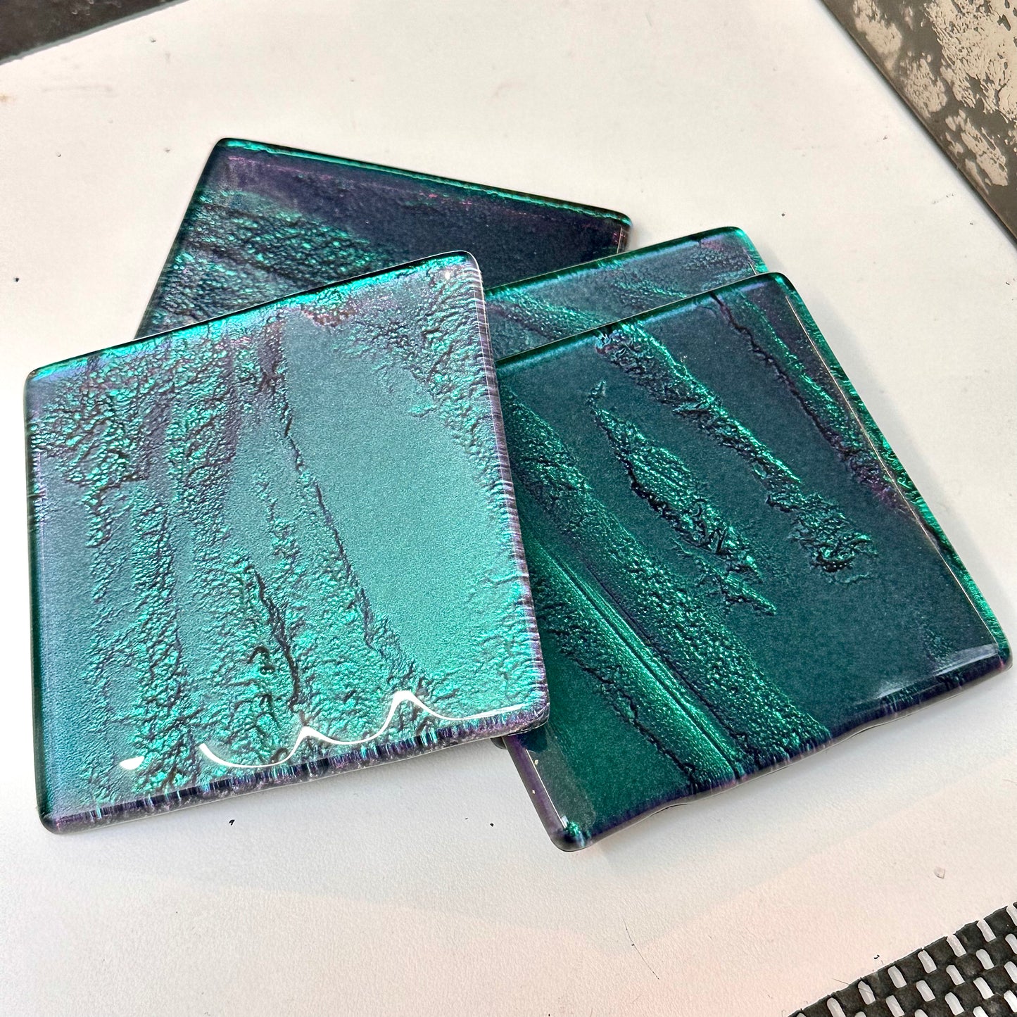 Freescape set of 4 coasters - Kal Paua