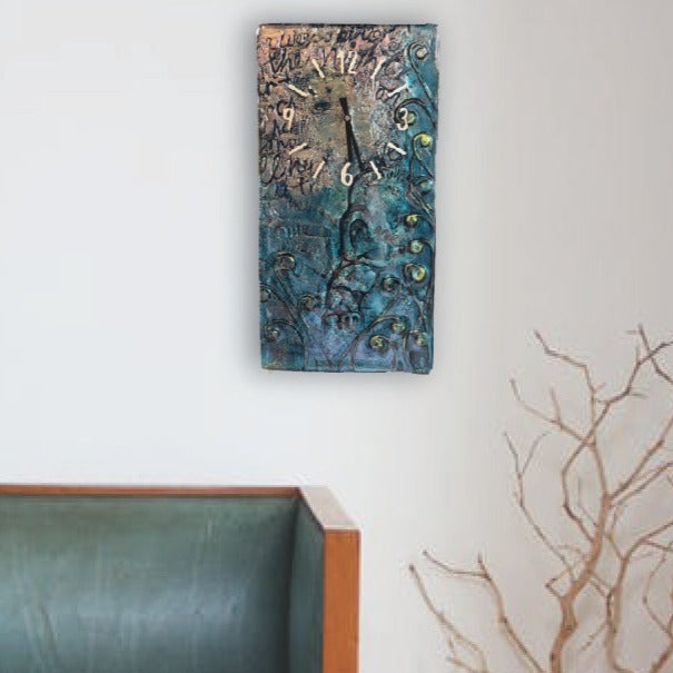 Kiwiana Glass Clock - You choose the colours!