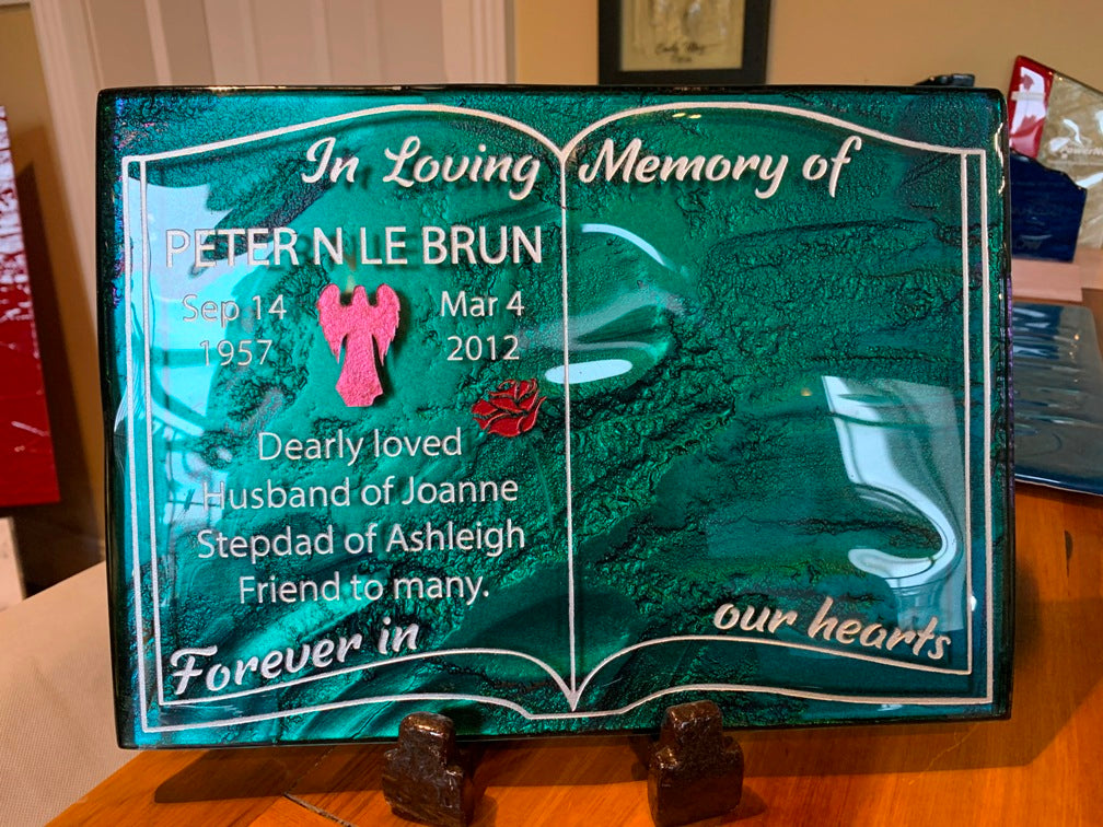 Memorial Plaque - 20cm x 30cm