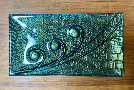 Middle Earth green/gold - Trinket Dish