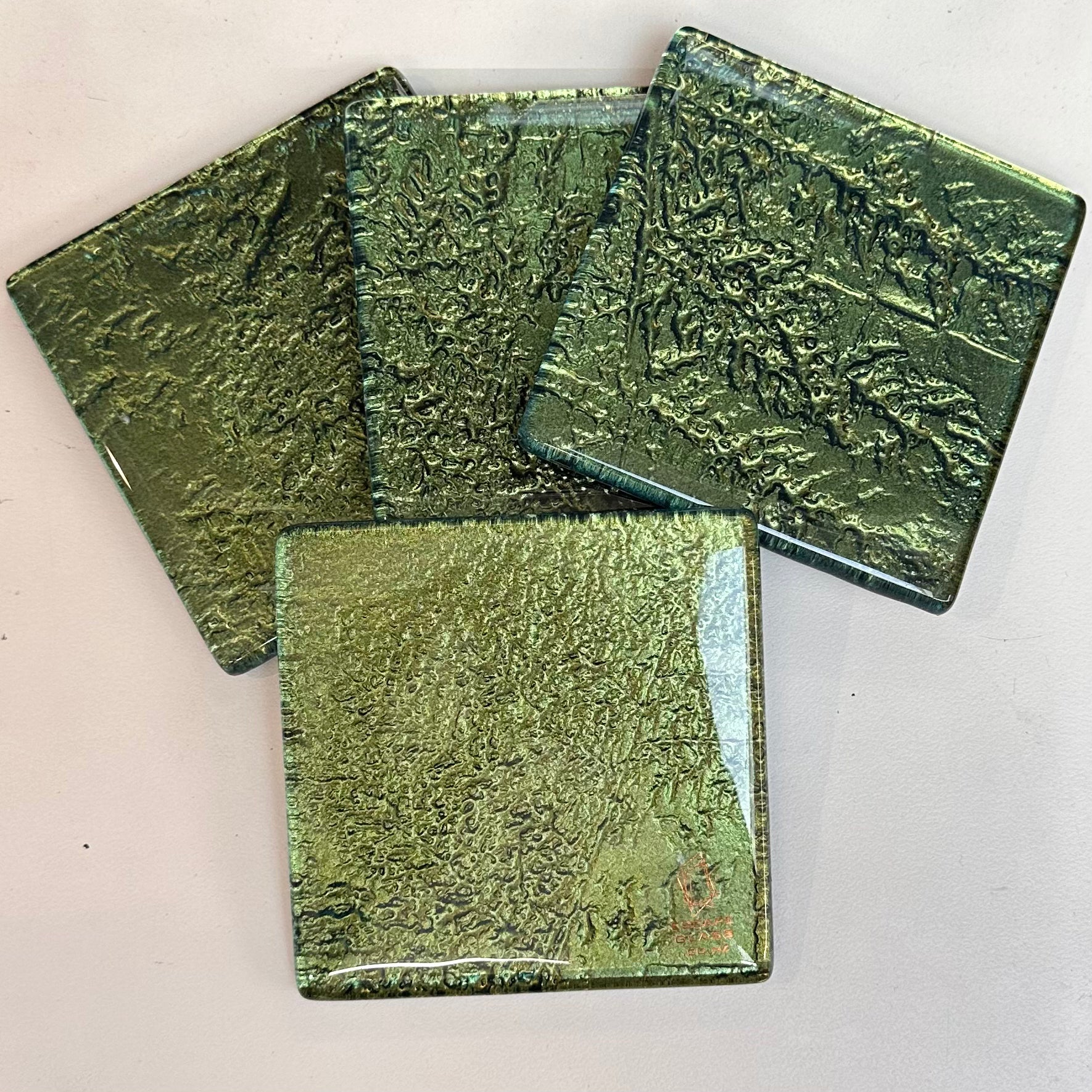 Middle Earth - Flax and Fern set of 4 coasters