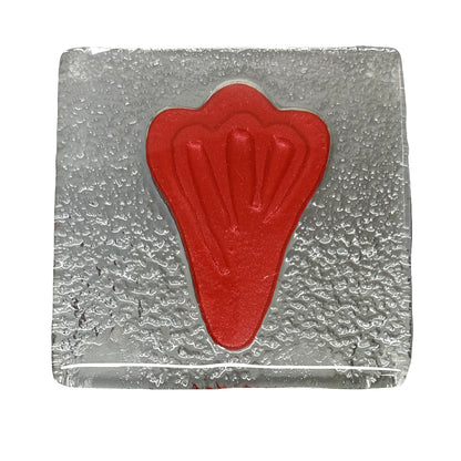 NZ lolly Mixture glass coasters Red Jet plane