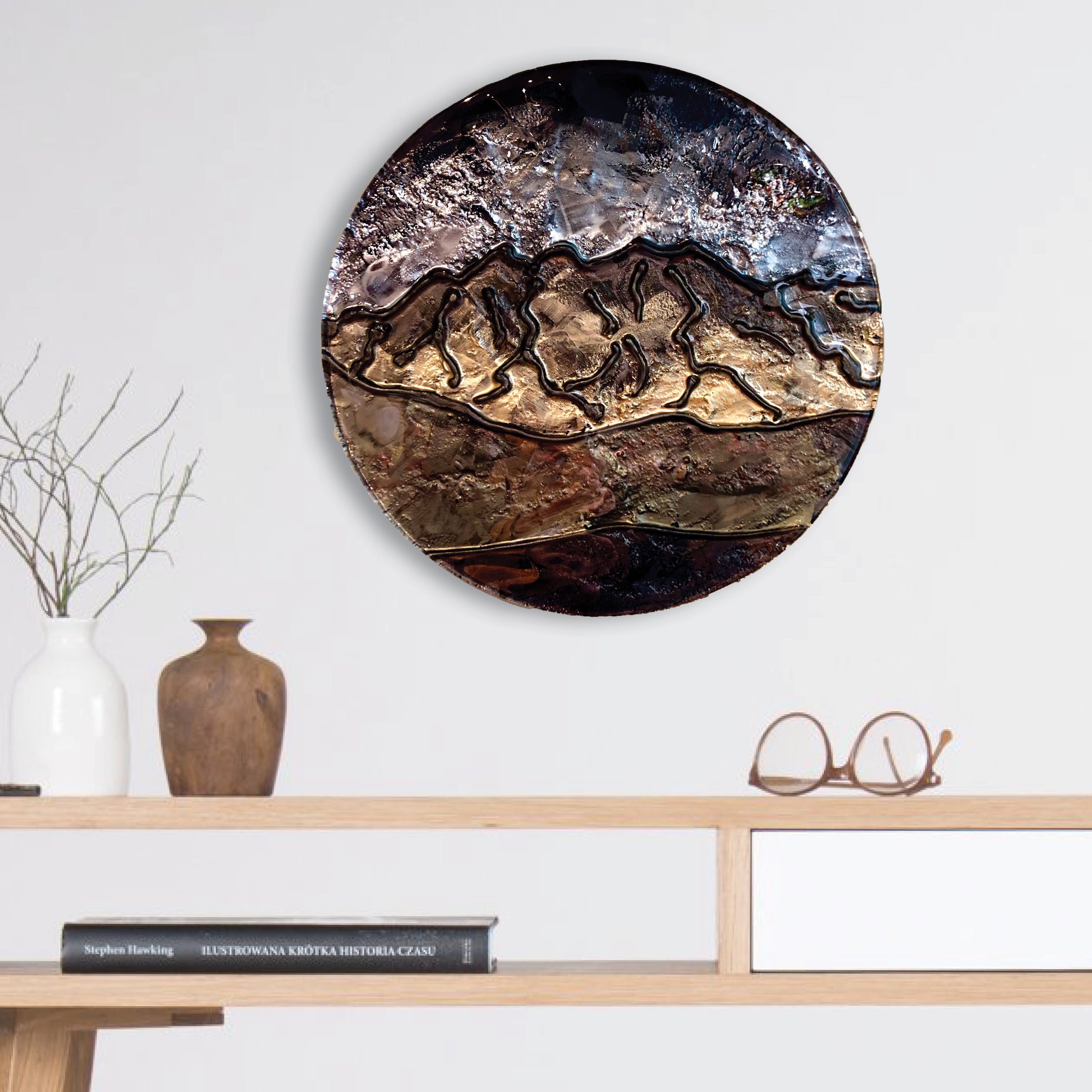 Disc Glass Art - Made to order
