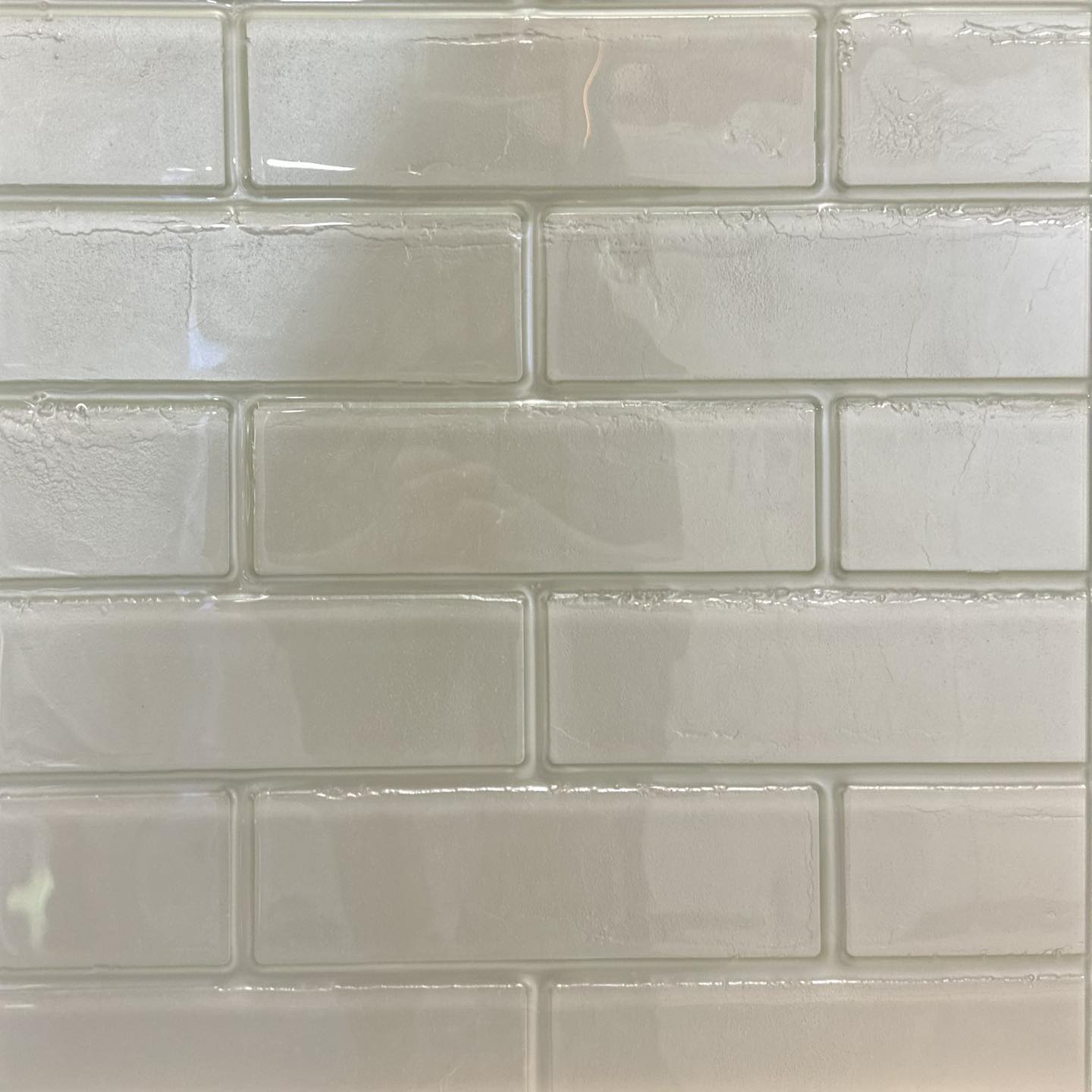 Subscape - Subway Tile style Slumped Glass Splashback – Escape Glass