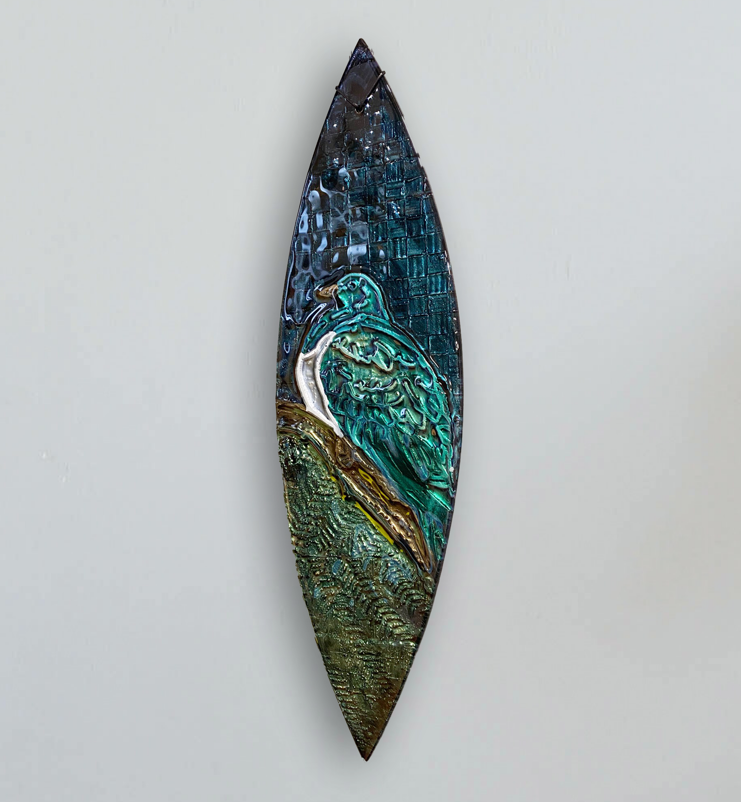 Wood Pidgeon (Kereru) - Wall Art - Multi Coloured Waka