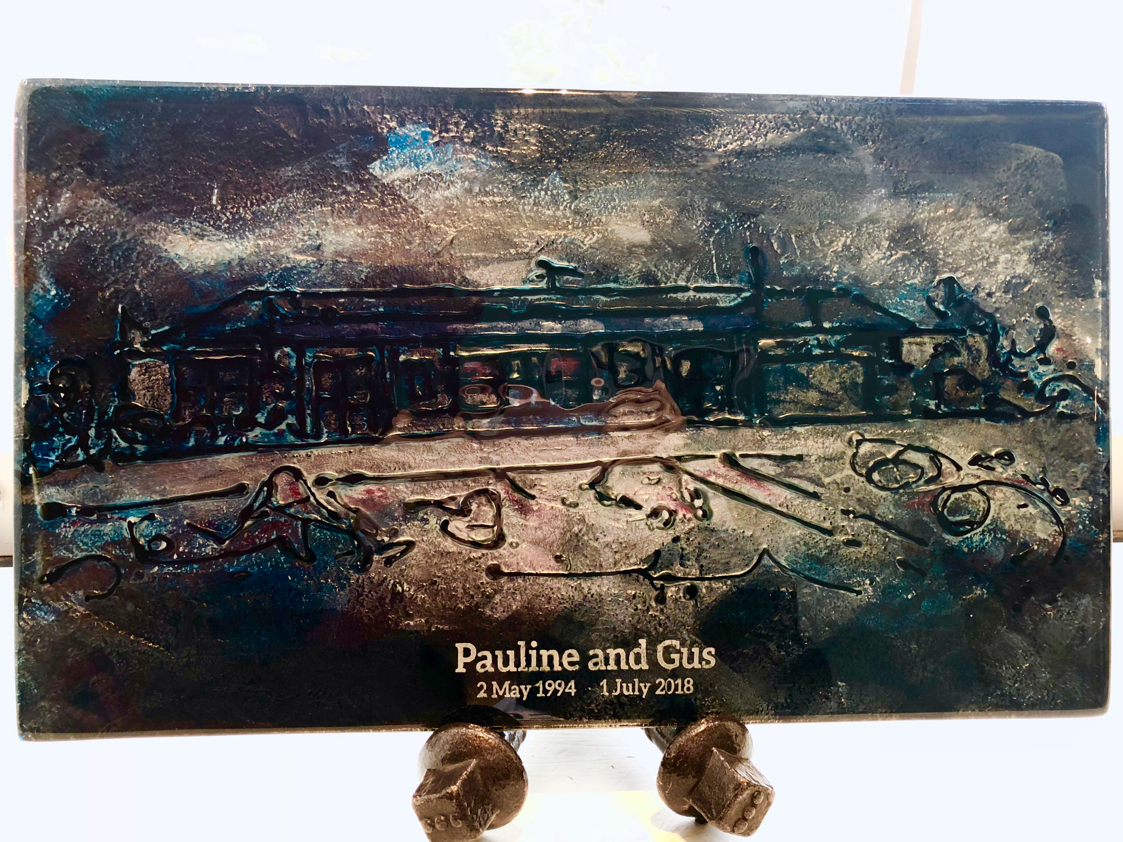 Large Landscape Glass Art - Made to order