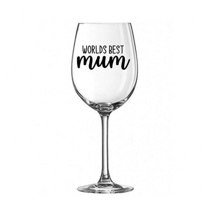 Engraved Wine Glass - Custom 