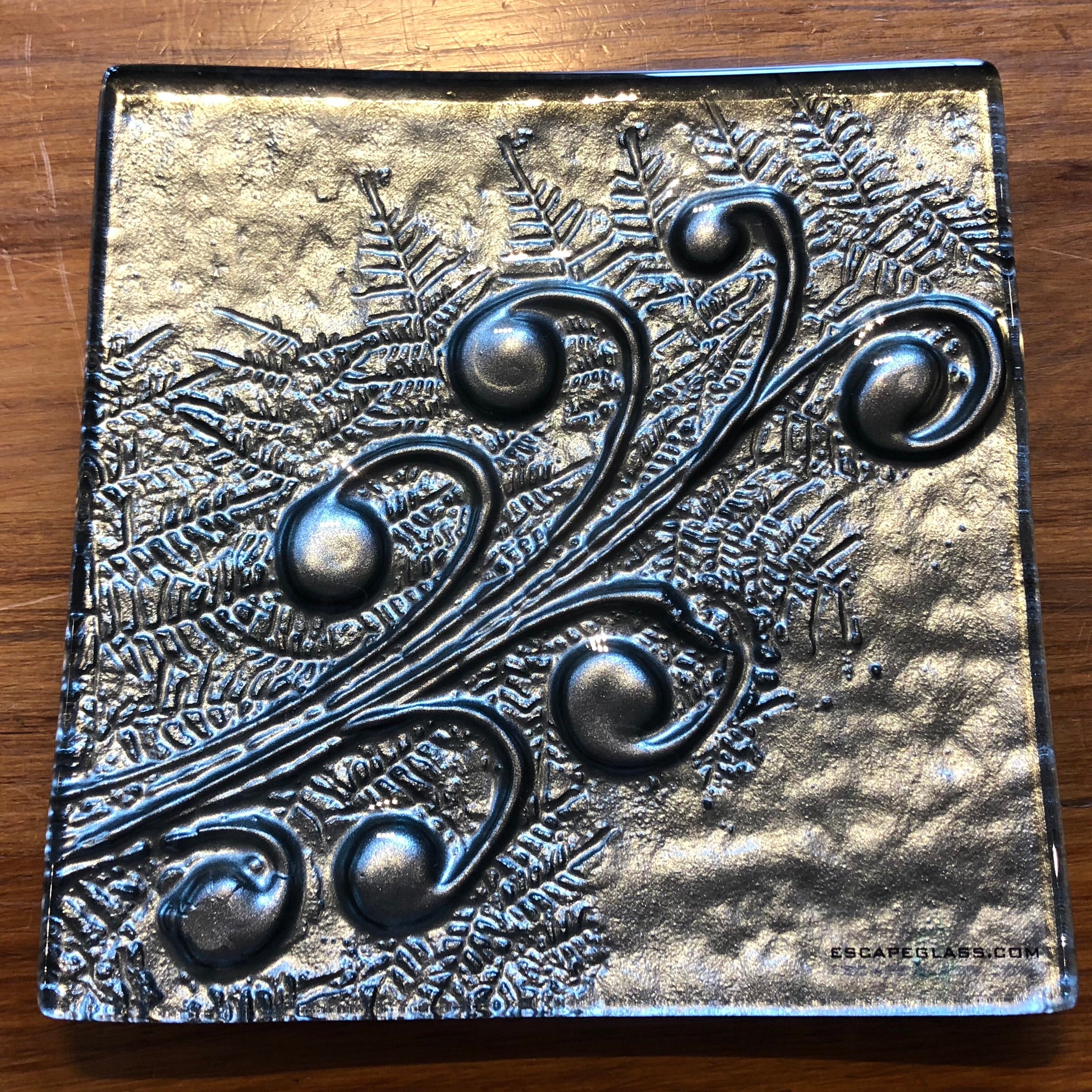 Koru & Fern - Square Platter