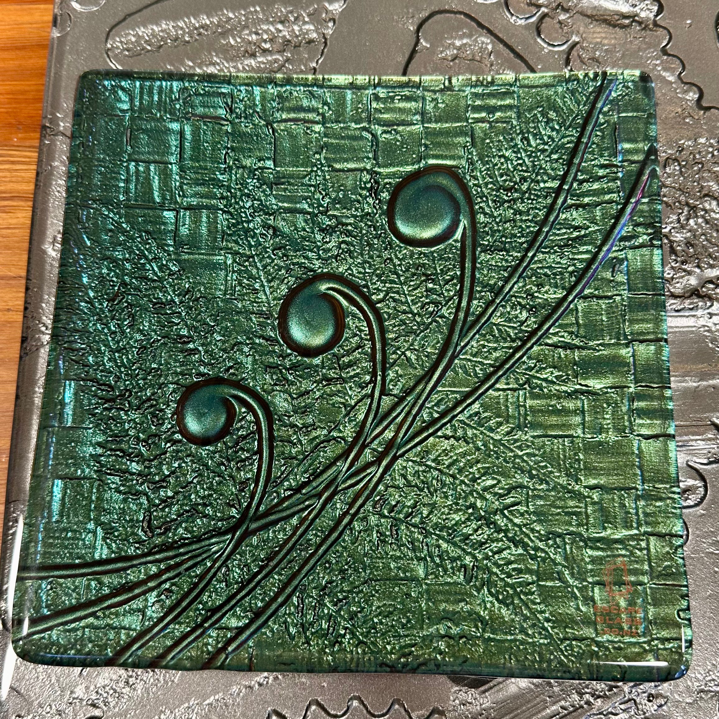 Kelly Green (blue/green) Square - 20cm