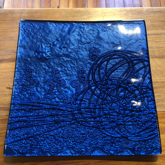 Dark Blue Square - 20cm