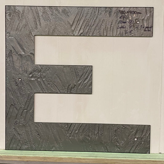 Large letter E, M or W great for kids room