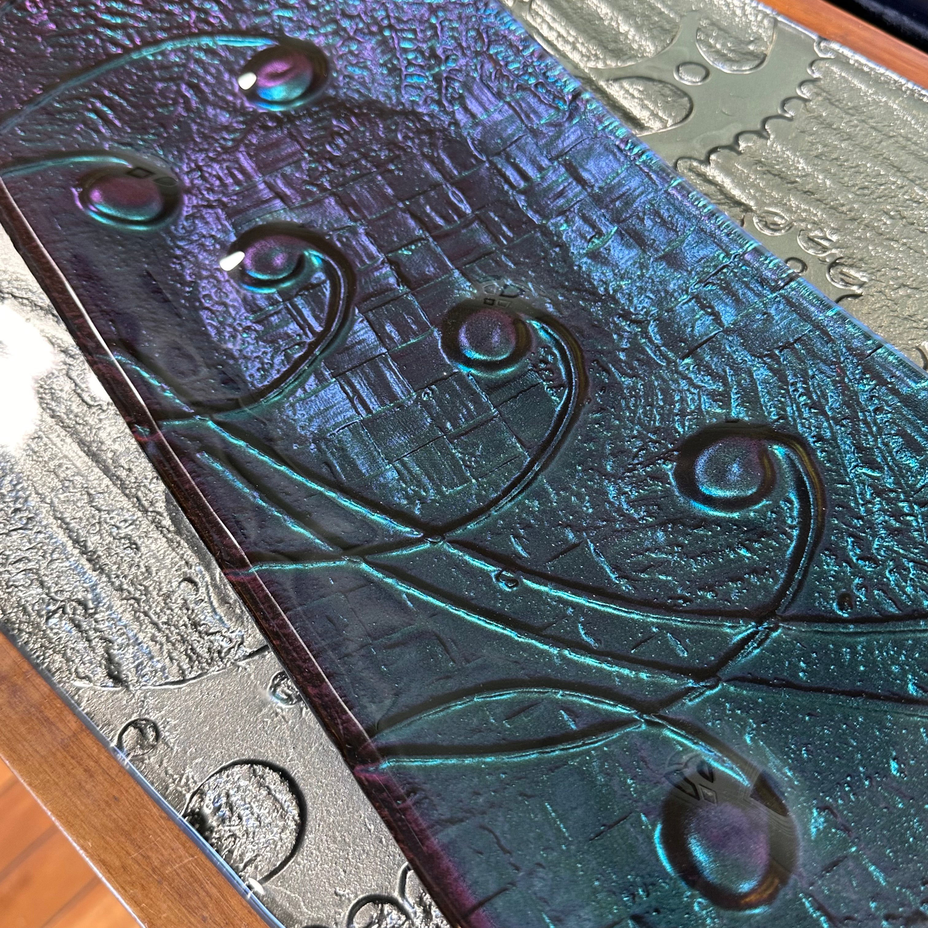 Night sky (teal/purple) - Long Tray