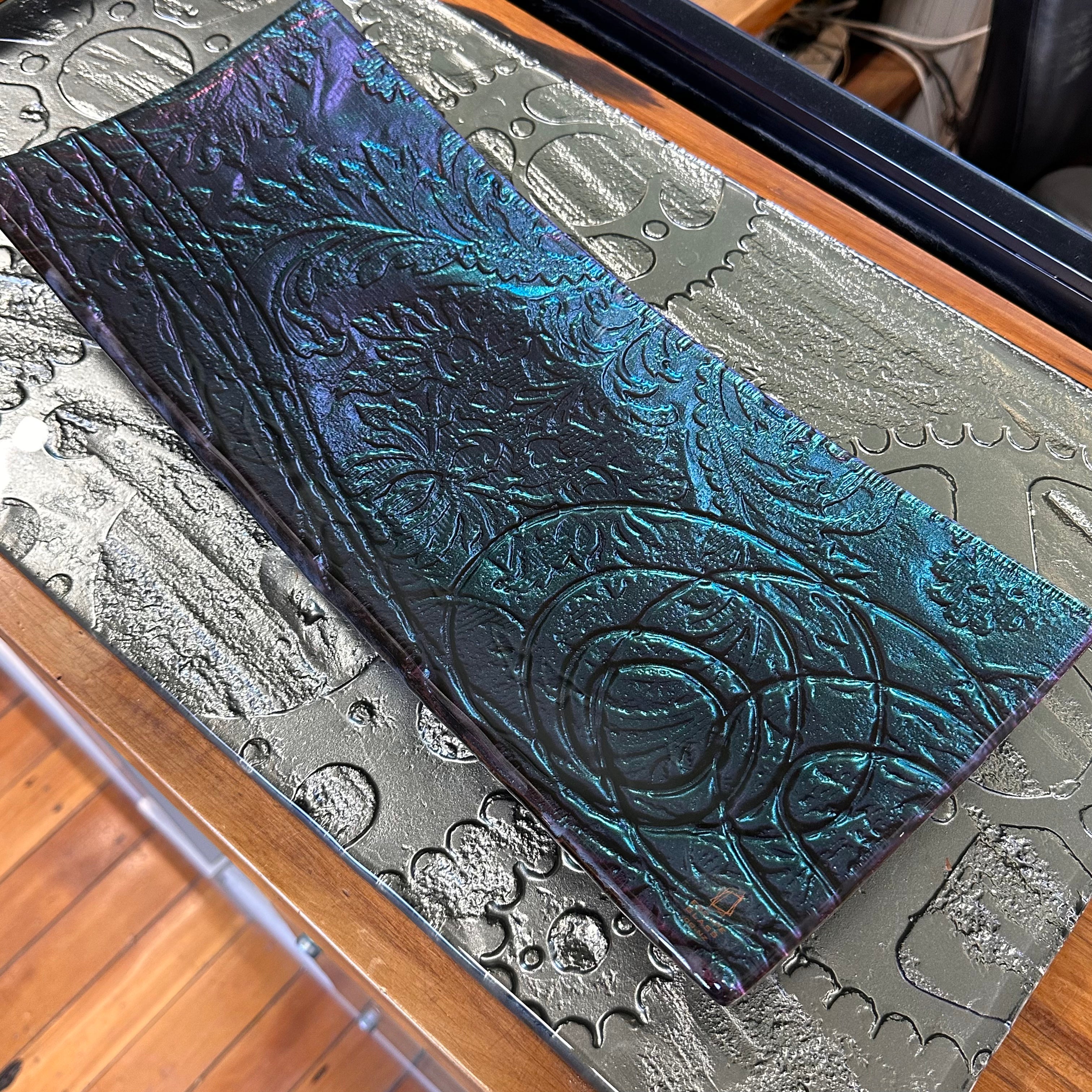 Night sky (teal/purple) - Long Tray