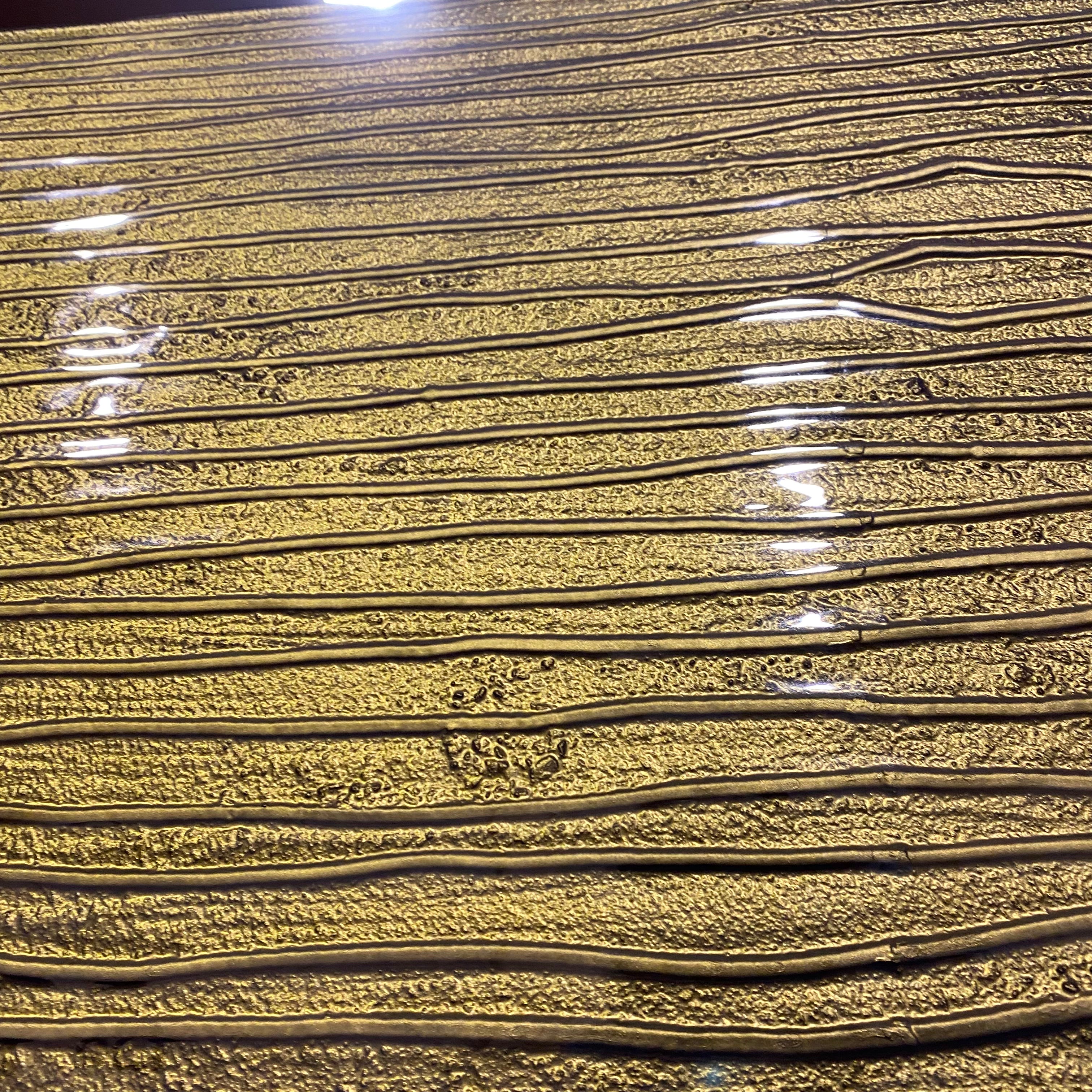 SPLASHBACK scape route - golden violet - 63x96cm #103