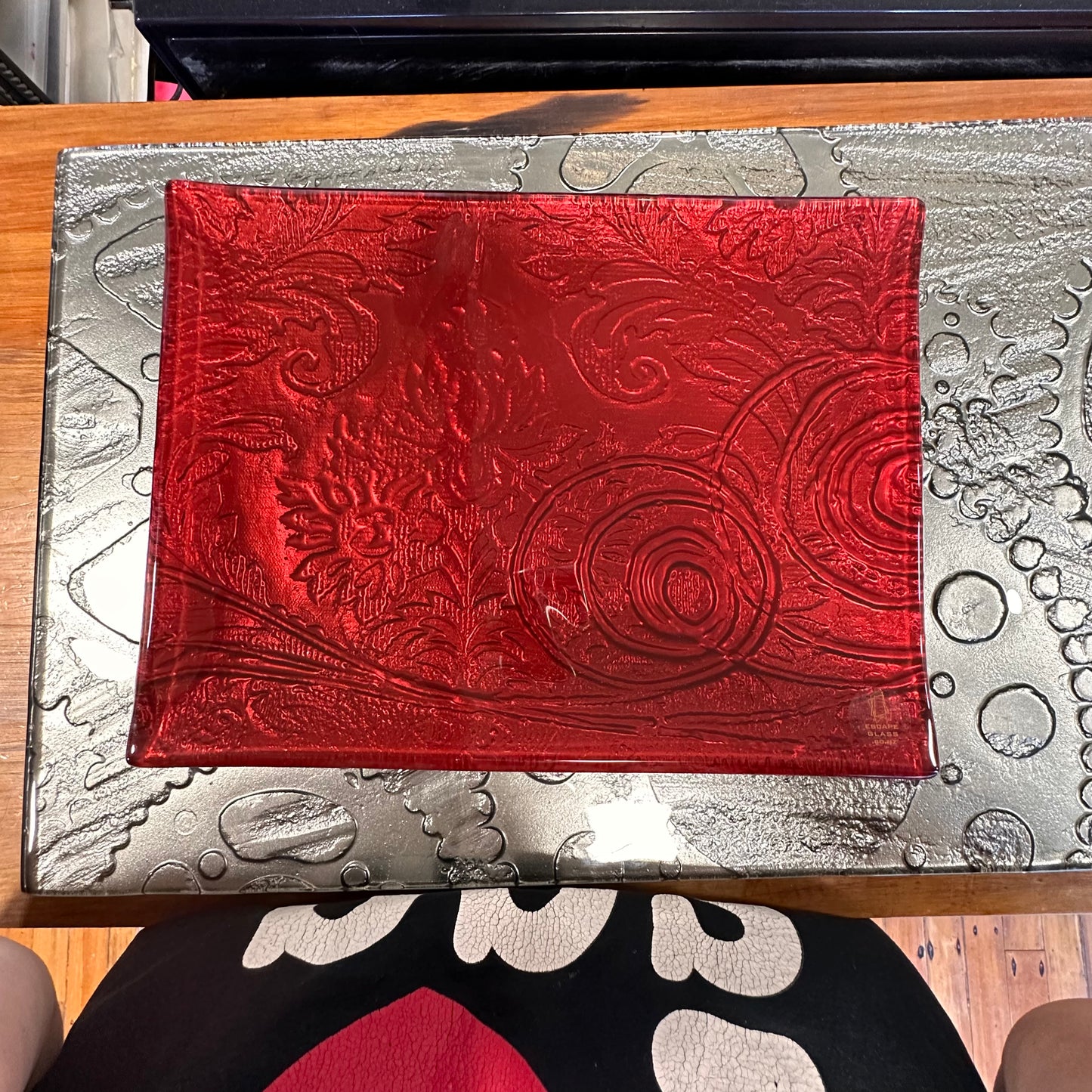 Red - Rectangular Platter
