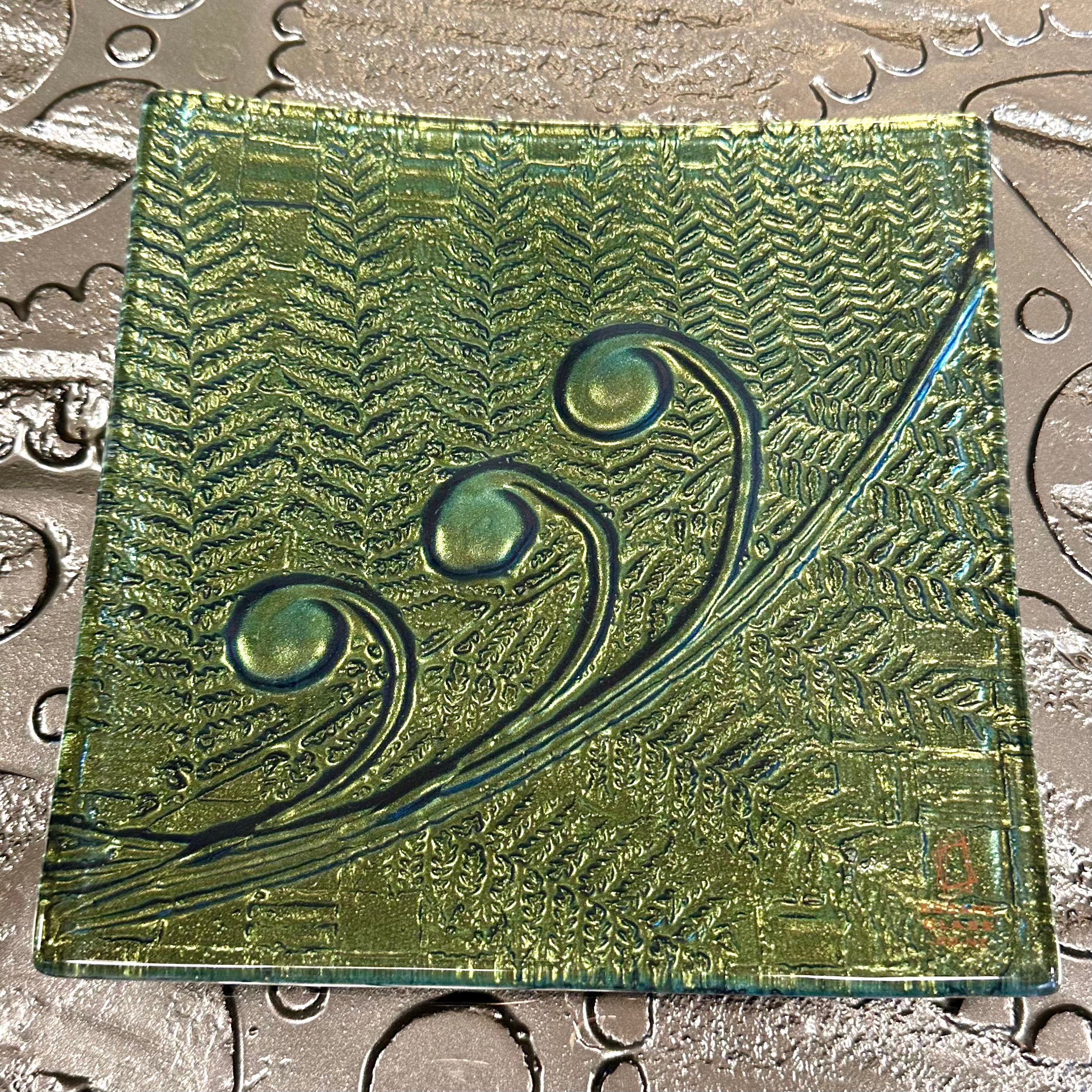 Koru & Fern - Square Platter