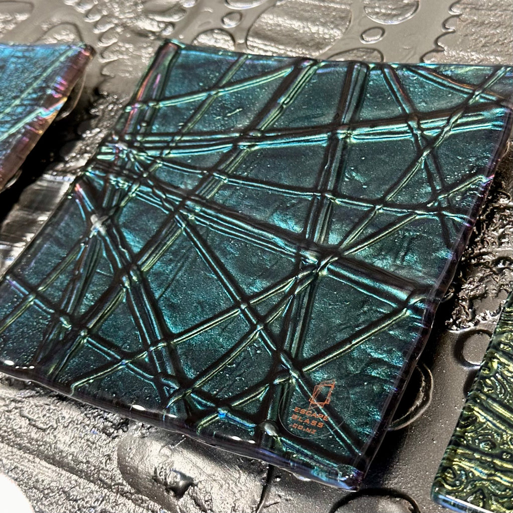 Kelly Green (blue/green) Square - 20cm