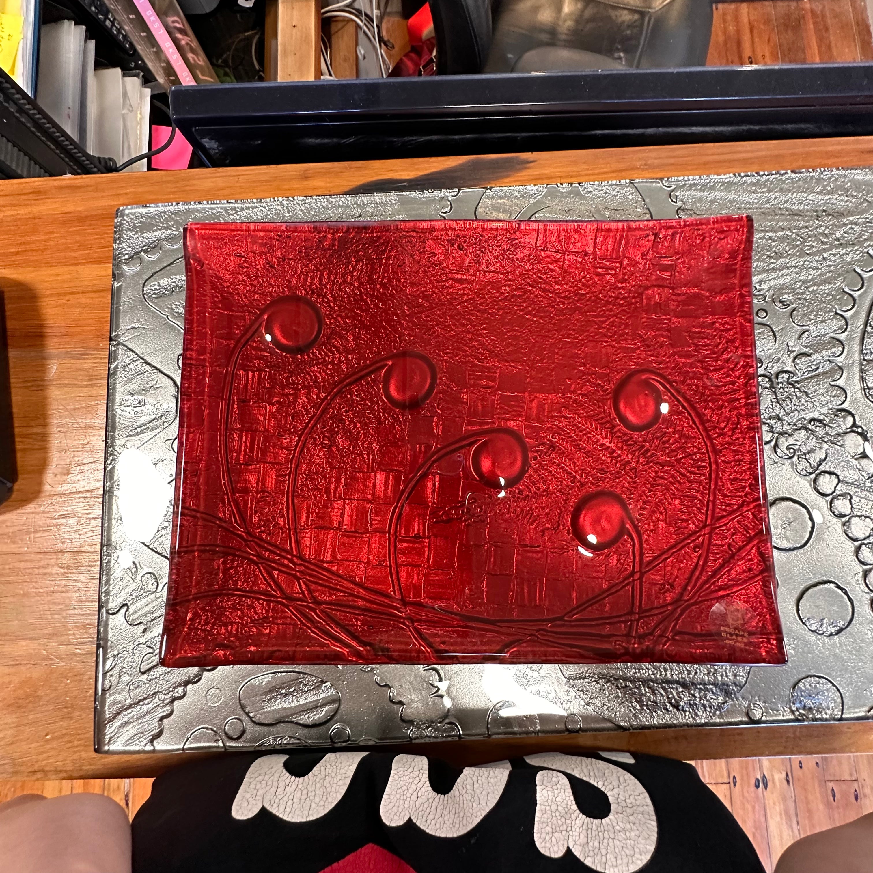 Red - Rectangular Platter