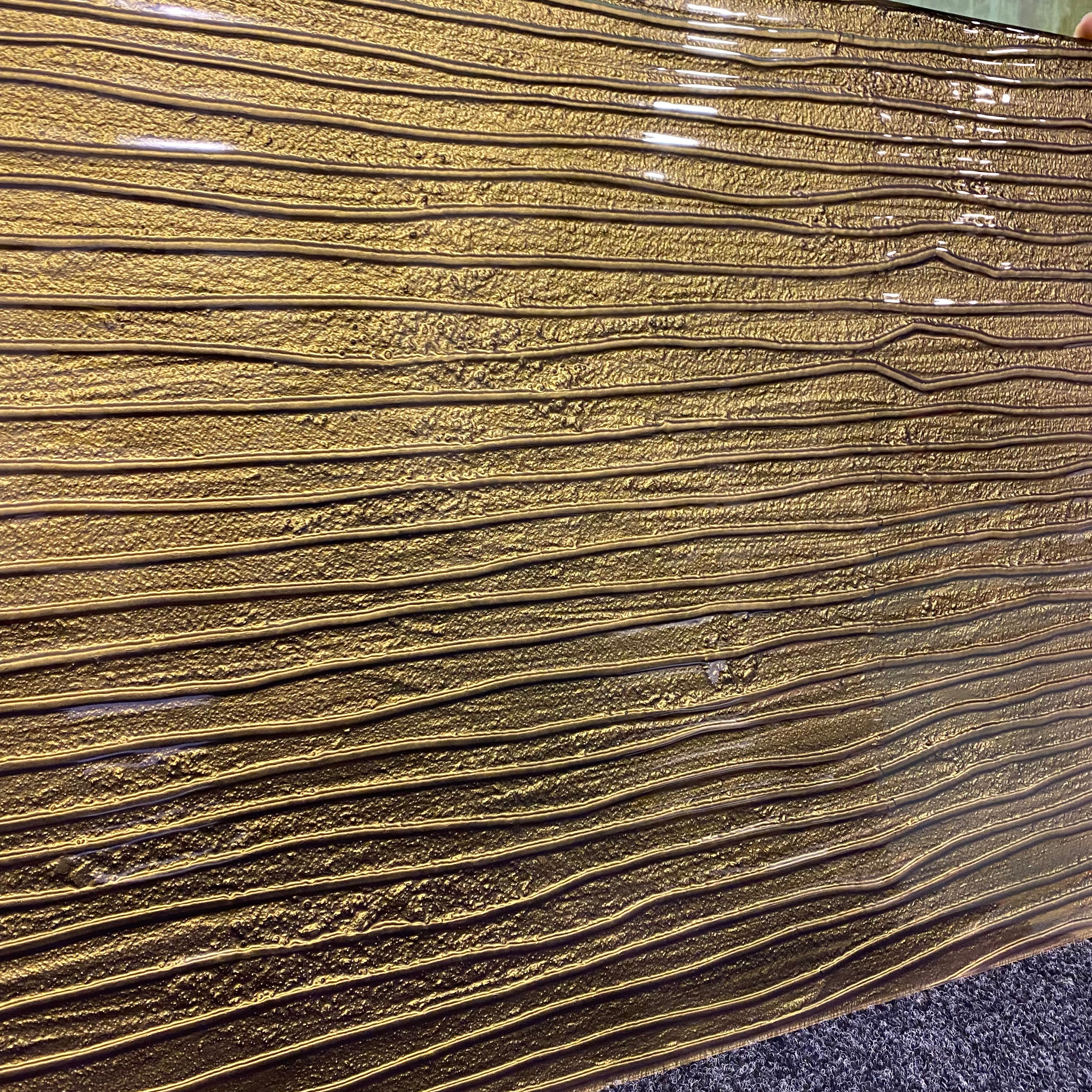 SPLASHBACK scape route - golden violet - 63x96cm #103