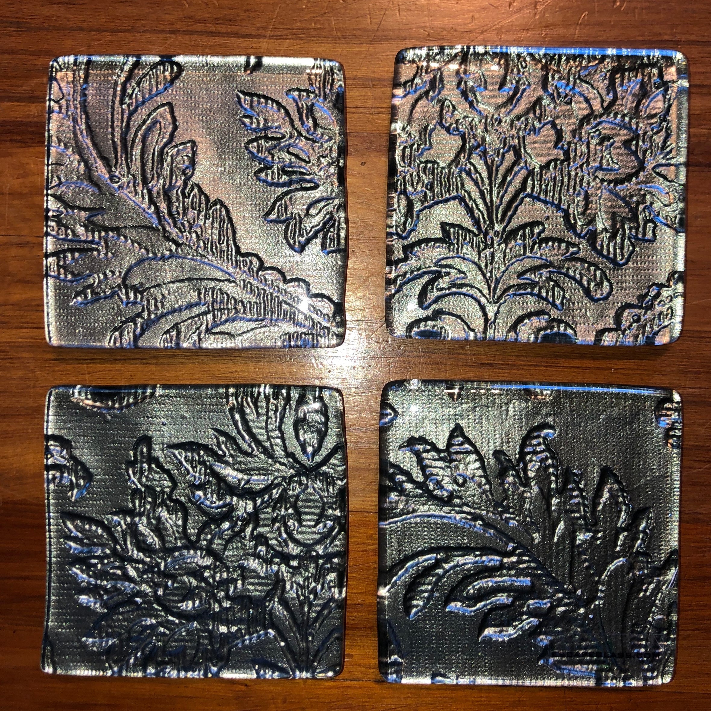 Anaglypta Floral - Set of 4