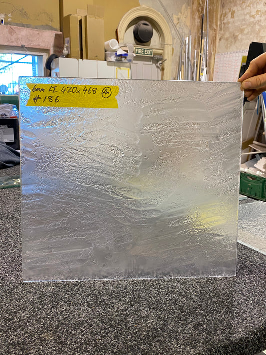 Slumped Glass Panel - 42x46.8cm #186