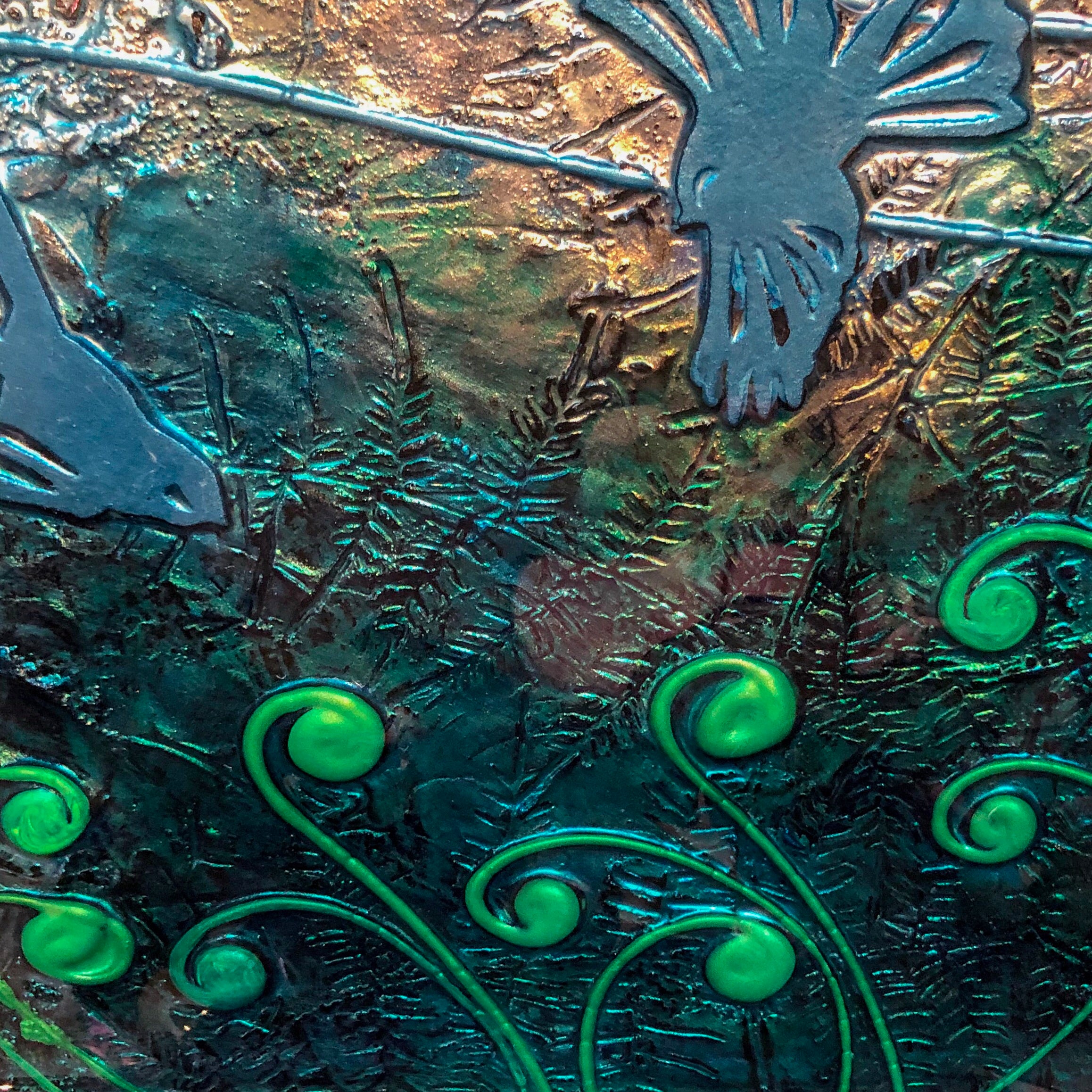 Large Landscape Glass Art - Made to order