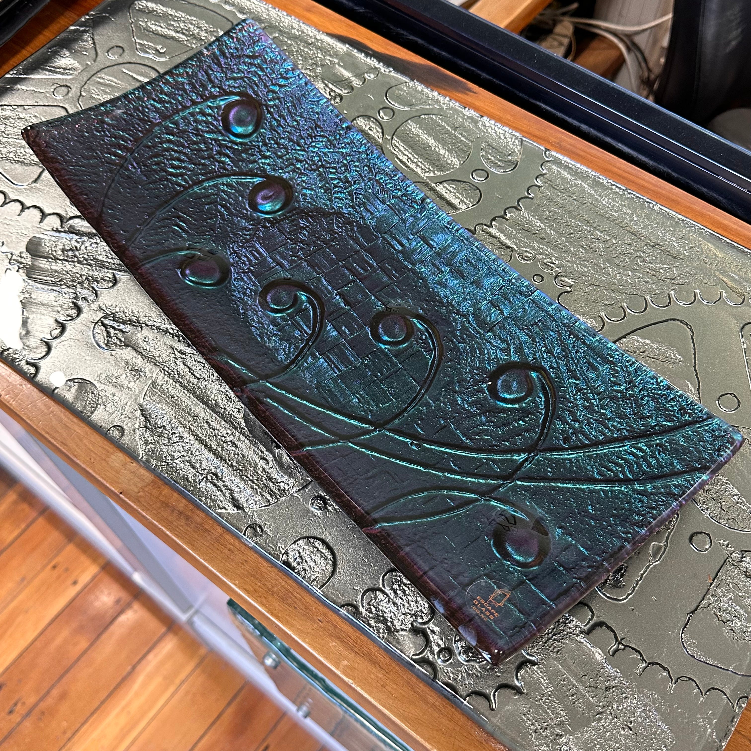 Night sky (teal/purple) - Long Tray