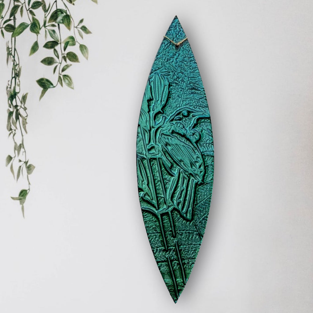 Native Birds -  Wall Art - Single Colour - Large Waka