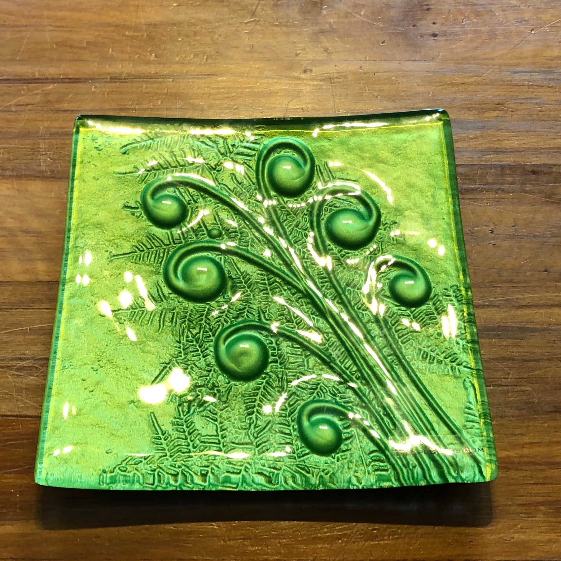 Koru & Fern - Square Platter