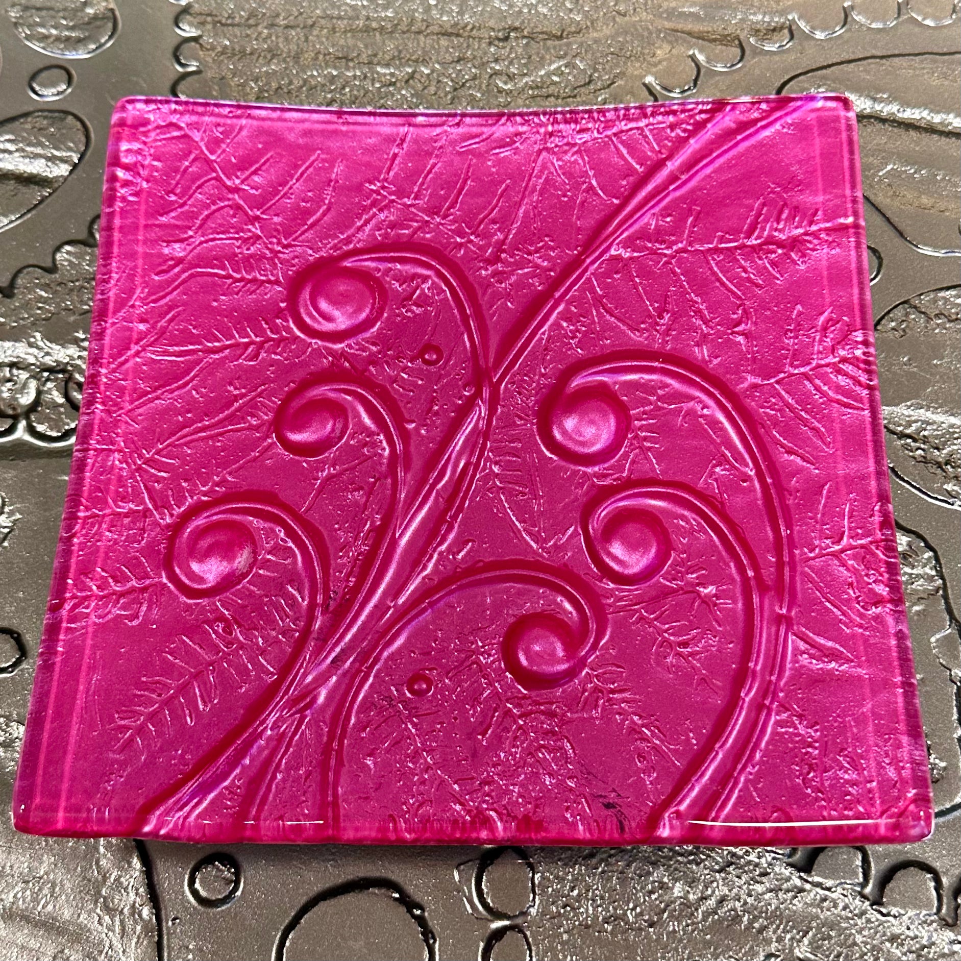Koru & Fern - Square Platter