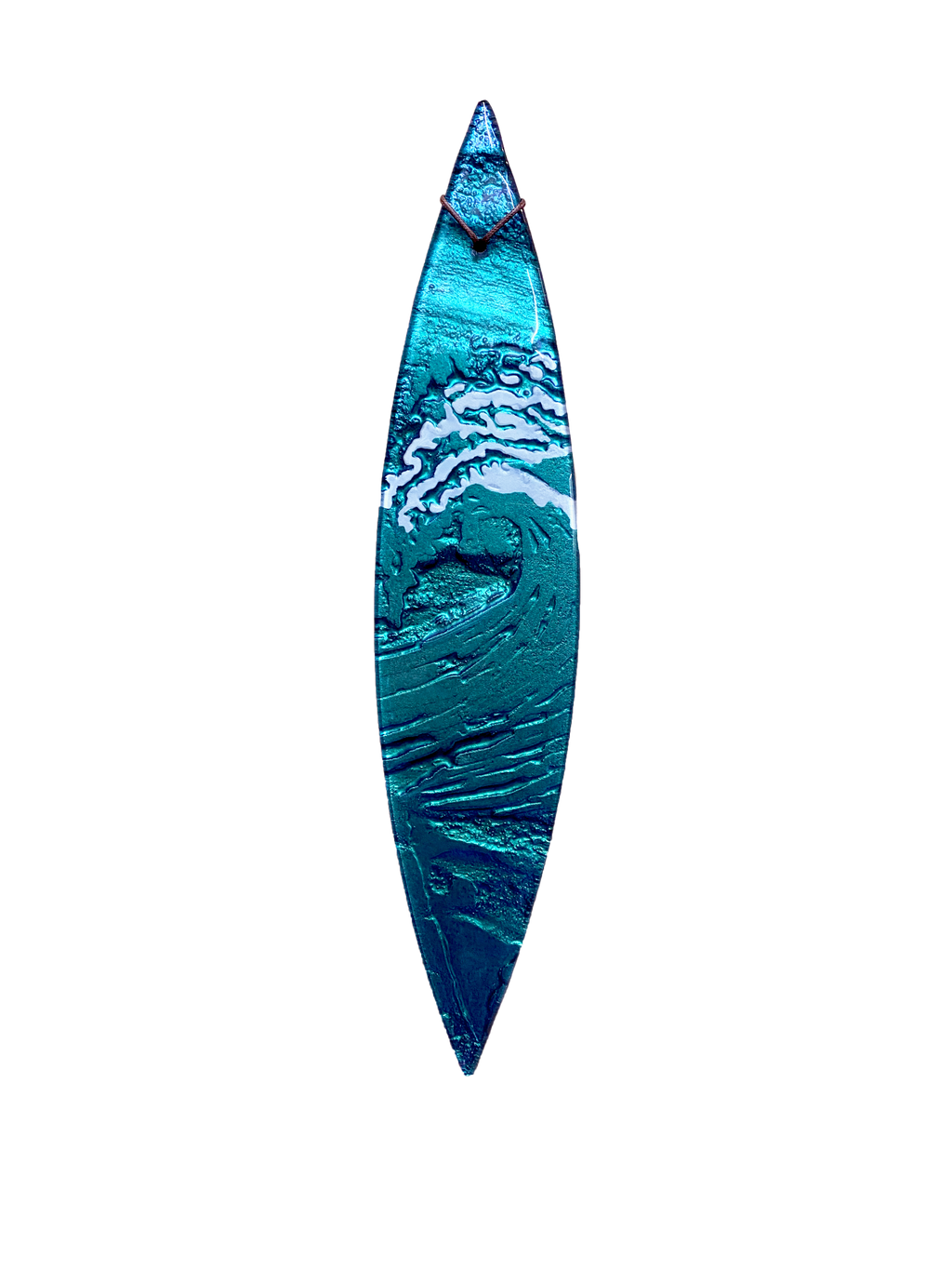 Wave - Wall Art - Medium Surfboard