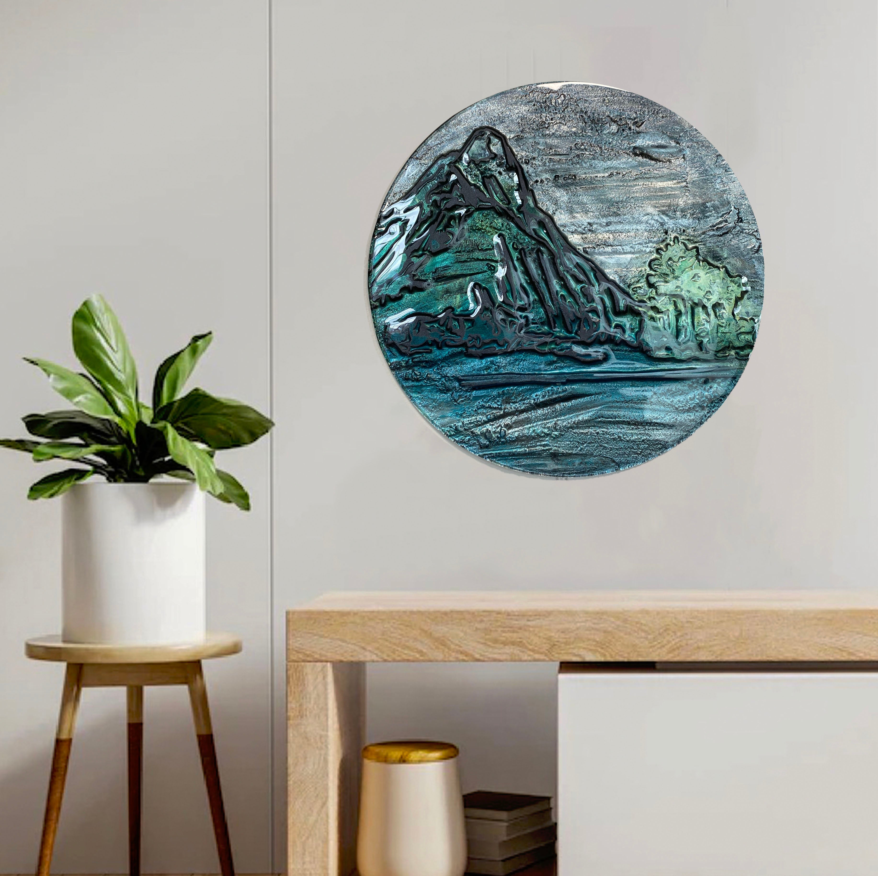 Mountains and landscape discs