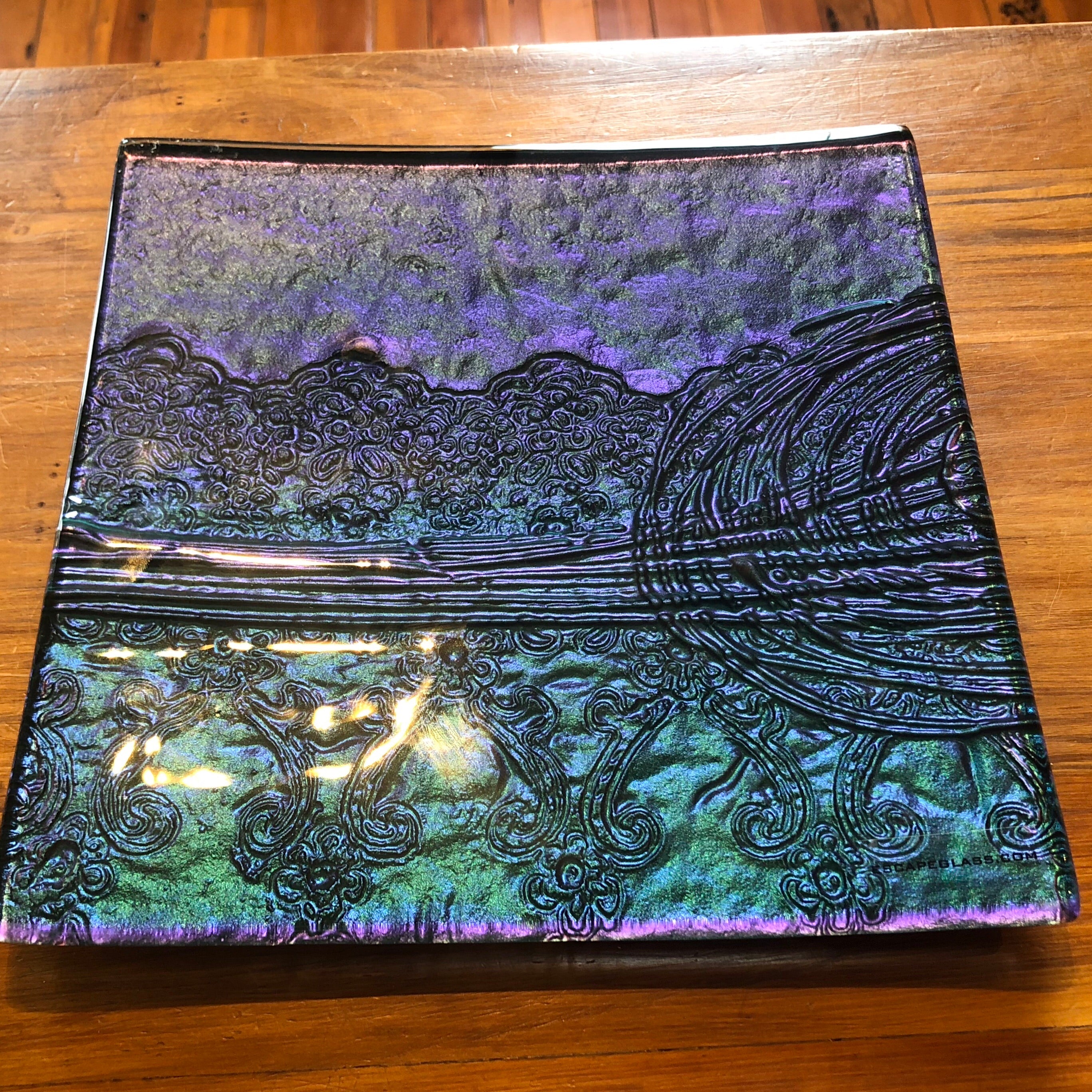 Kaleidoscope (Paua) Square - 25cm